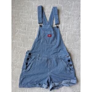 Dickies Hickory Stripe Shortalls 90s Y2K Gorpcore Conductor Overalls